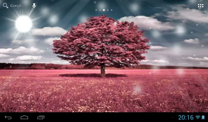 Purple nature android App screenshot 0