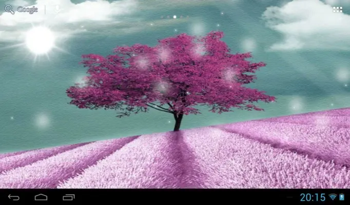 Purple nature android App screenshot 1